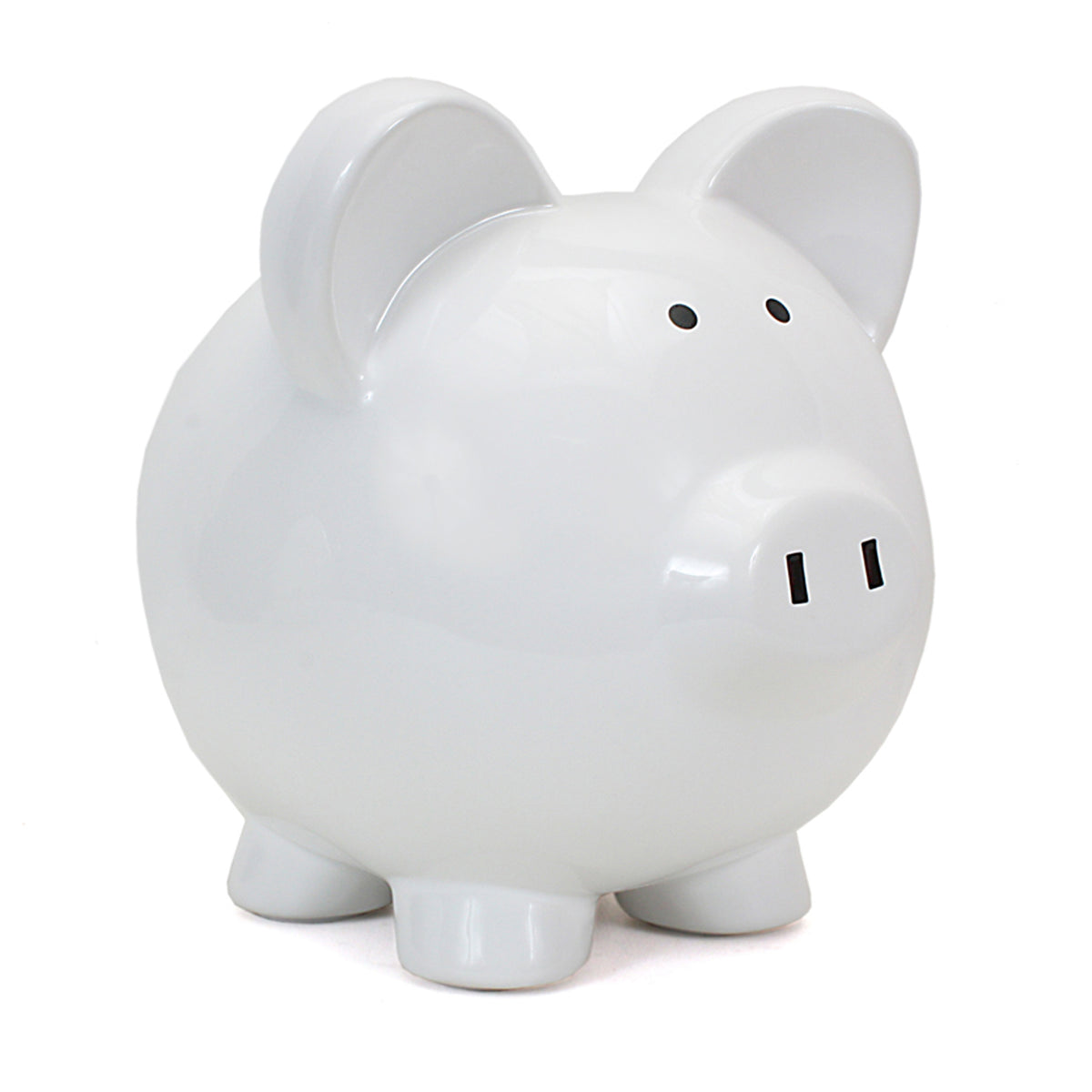 LARGE WHITE PIGGY BANK Personalized Piggy Banks