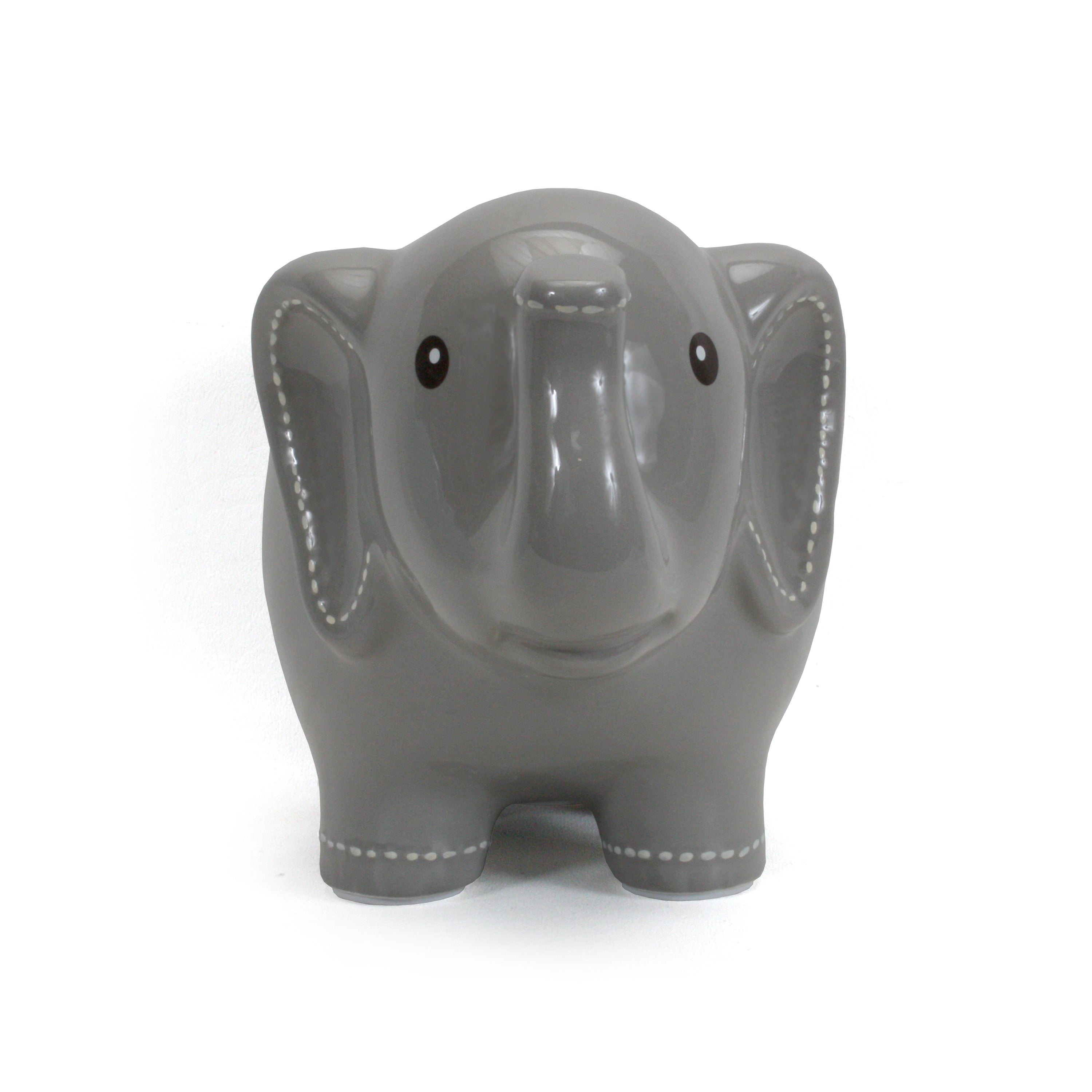 Gray store piggy bank